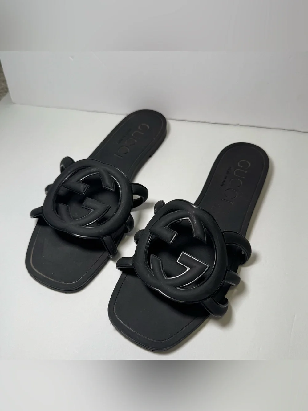 Gucci interlocking G slide sandal - 39
